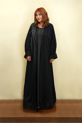 Tight Wrists Crystal Roots Abaya